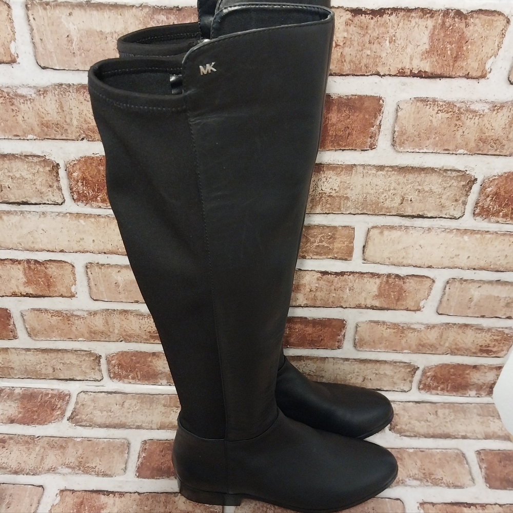 Pre-owned Micheal Kors Bromley Flat Riding Boots